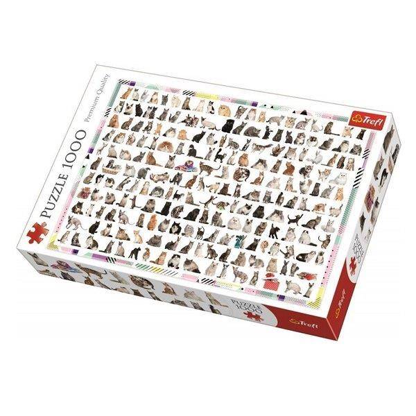 Trefl prémium kategóriájú 1000 darabos puzzle 208 macska
