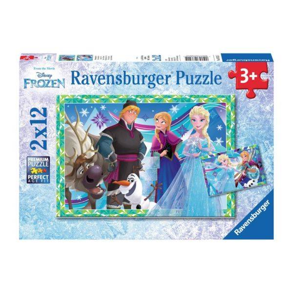 Jégvarázs puzzle 2x12 db-os - Ravensburger