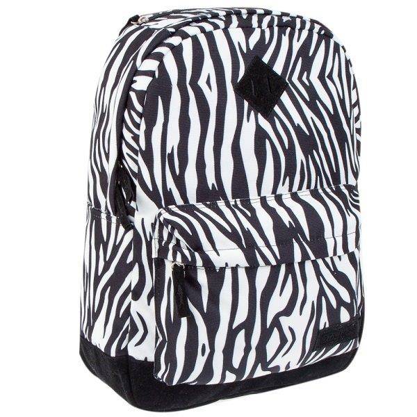 Zebra mintás hátizsák lányoknak