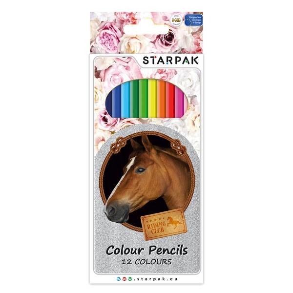 Lovas színes ceruza 12 db-os készlet - Starpak