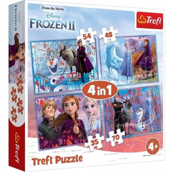 Jégvarázs 2 puzzle 4 az 1 -ben - Trefl