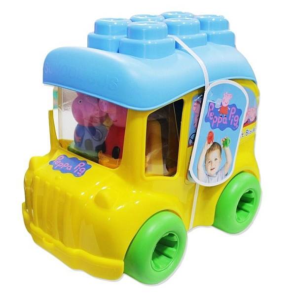 Clemmy Soft puha kockák - Peppa malac autóbusza