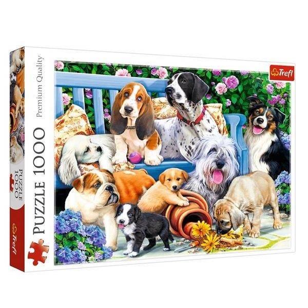 Trefl puzzle 1000 db-os - Kutyák a parkban