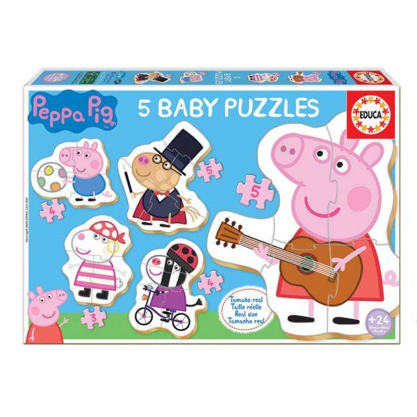 Educa 5in1 baby puzzle – Peppa malac