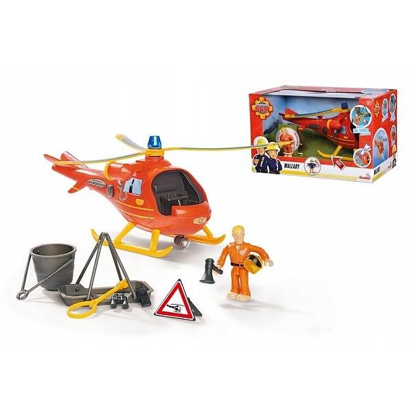 Sam, a tűzoltó – Wallaby helikopter játékszett figurával