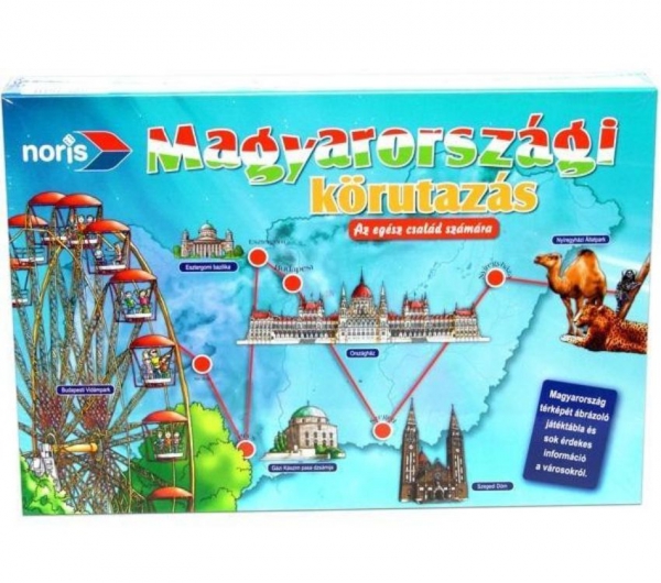 Magyarországi körutazás - társasjáték - Noris