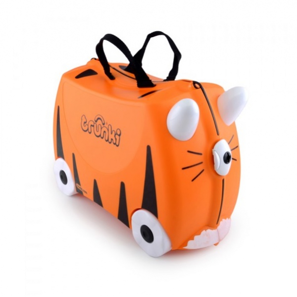 Trunki gurulós gyerek bőrönd - Tipu Tiger