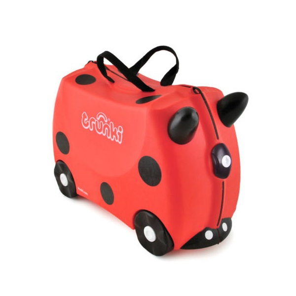 Trunki gurulós gyerek bőrönd -  Harley katicabogár