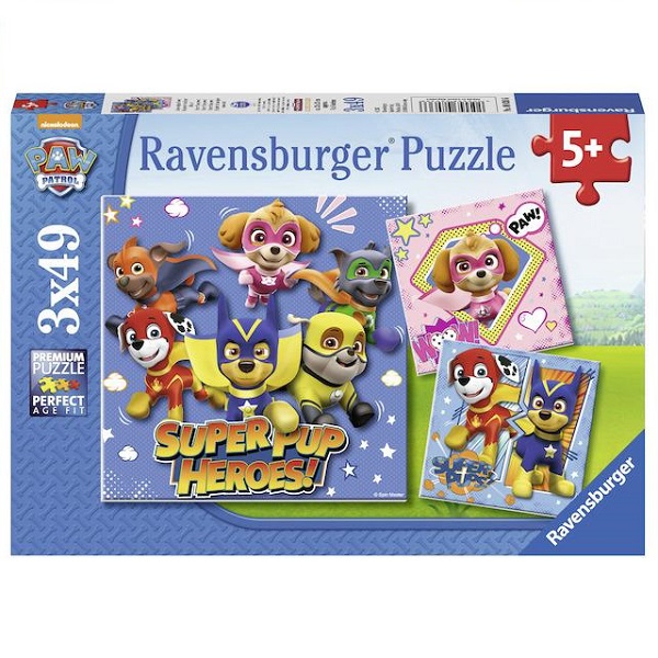 Mancs őrjárat puzzle 3in1 Super Pup