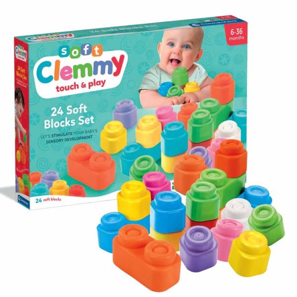 Clemmy Baby puha kockák 24 db