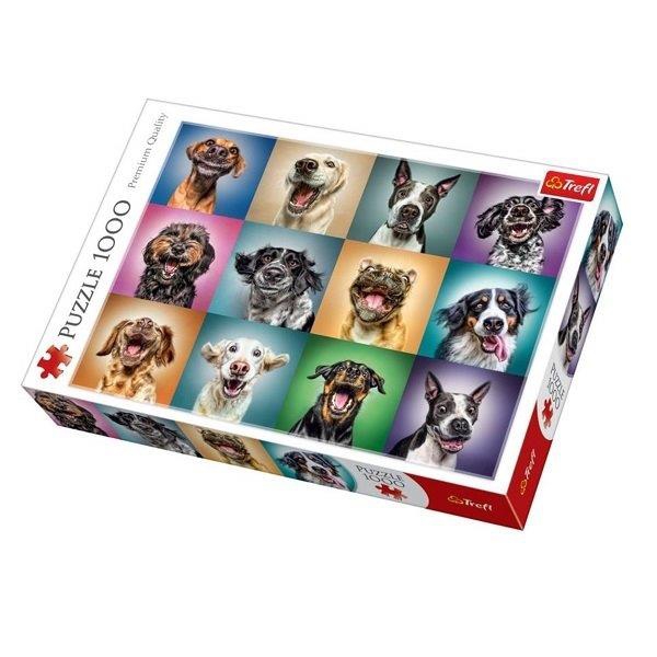 Vicces kutyák 1000 db-os puzzle - Trefl