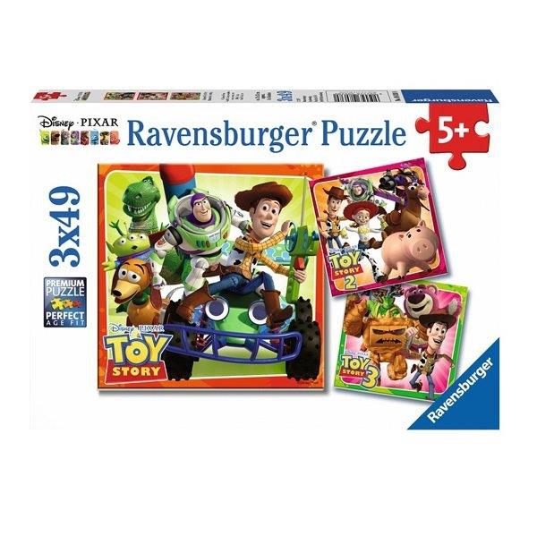 Toy Story Puzzle 3x49 db-os puzzle - Ravensburger