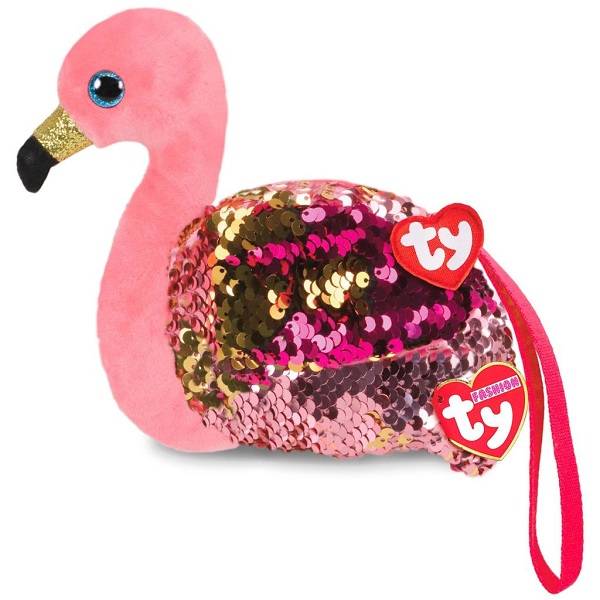 Ty Fashion simizhető flitteres pénztárca Gilda flamingó