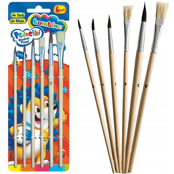 Bambino ecsetkészlet 6db-os
