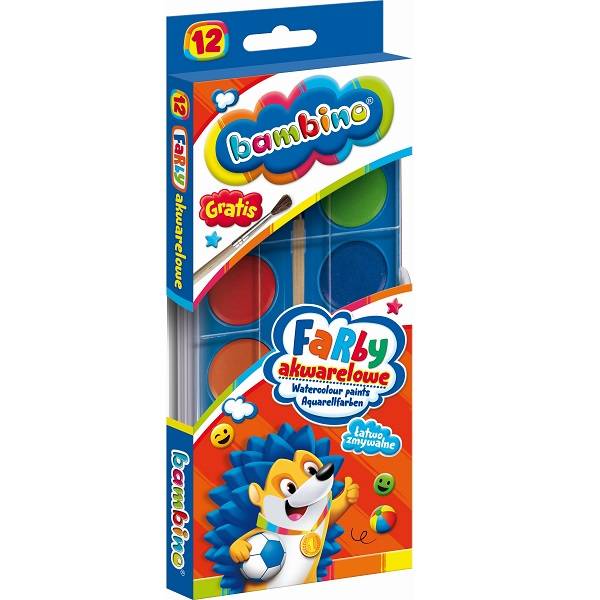 Bambino vízfesték 12 szín