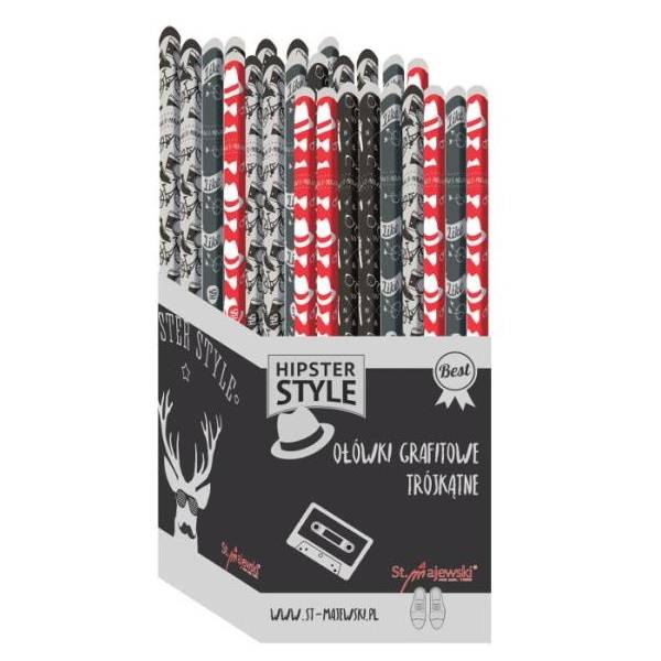 Háromszög HB grafit ceruza - Hipster Style 