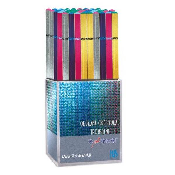 Háromszög HB grafit ceruza - Colors