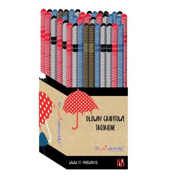 Háromszög HB grafit ceruza - Umbrella