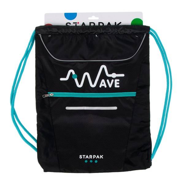 Starpak fekete tornazsák - Wave Green