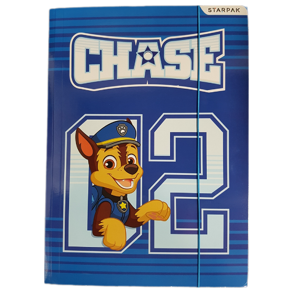 Mancs őrjárat gumis mappa - Chase kék