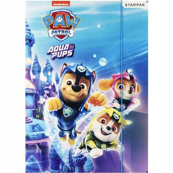 Mancs őrjárat gumis mappa - többféle