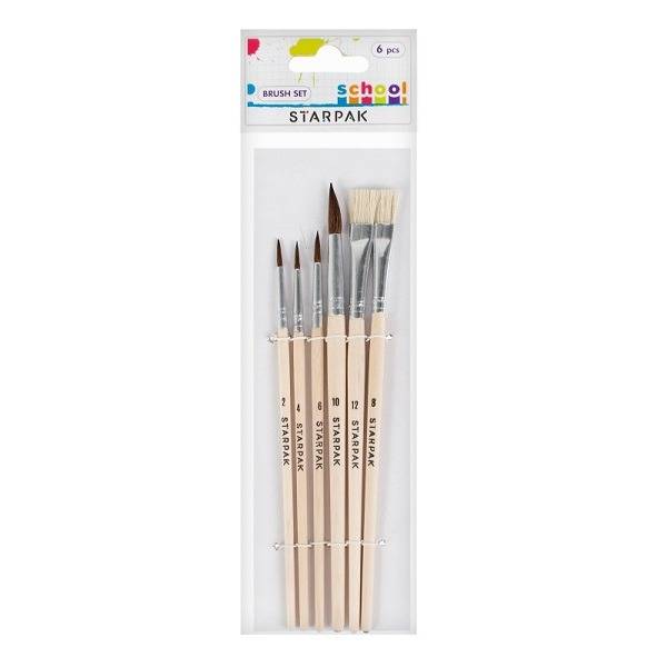Starpak ecset készlet 6db-os