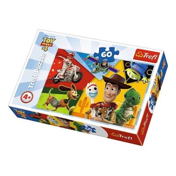 Toy Story 4 puzzle 60 db-os - Játékra készen