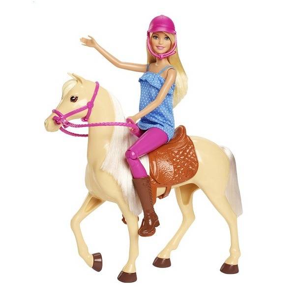 Barbie baba játékszett - Barbie baba lóval