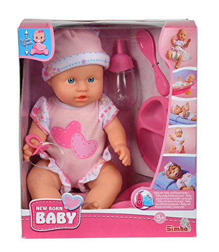 New Born Baby pisilős baba bilivel