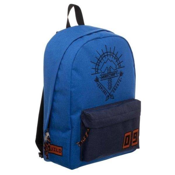 Minecraft hátizsák – Blue Explore and Create