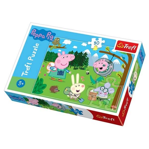Peppa malac 30 db-os puzzle - Az erdő felfedezése