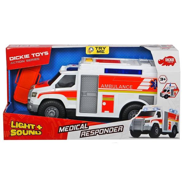 Dickie mentőautó fénnyel és hanggal 30 cm