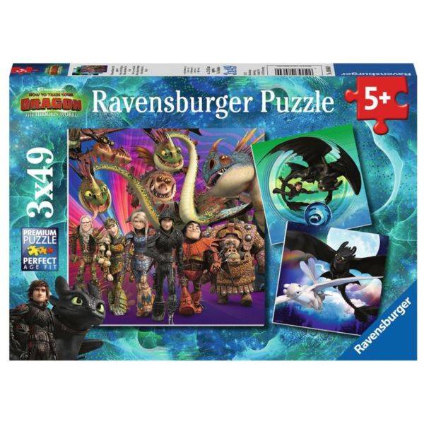 Így neveld a sárkányodat 3 puzzle - 3x49 db-os