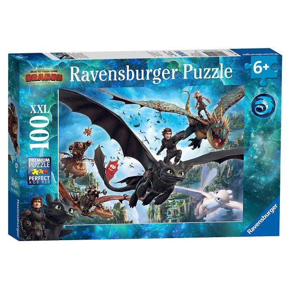 Így neveld a sárkányodat 3 puzzle 100 db-os XXL