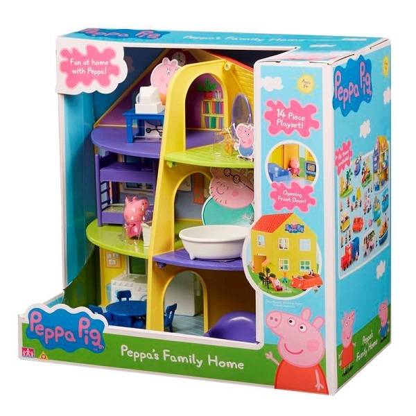  Peppa malac Családi ház játékszett