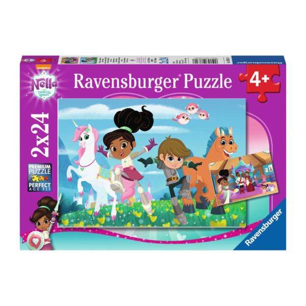 Nella a hercegnőlovag puzzle 2x24 db-os