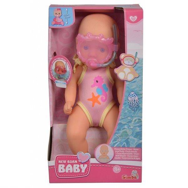 New Born Baby úszó lány baba