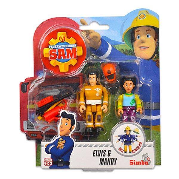 Sam a tűzoltó figura szett 2 db-os - Elvis és Mandy