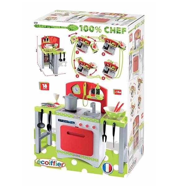 Ecoiffier Chef 4in1 átalakítható játékkonyha