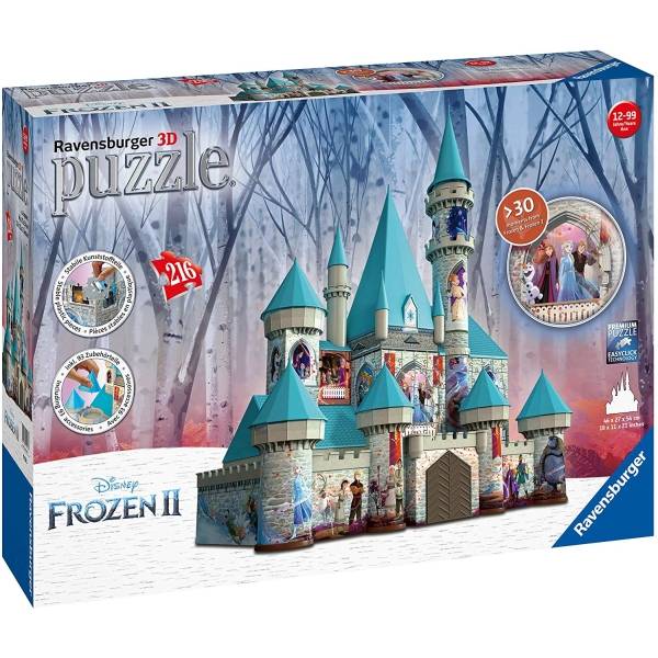 Jégvarázs 2 puzzle 3D kastély 216 db-os 