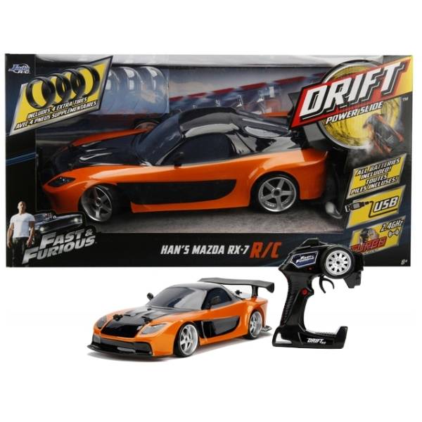 Halálos iramban Mazda RX7 távirányítós autó