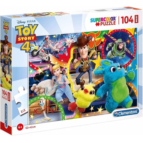 Toy Story 4 maxi puzzle 104 db-os Supercolor
