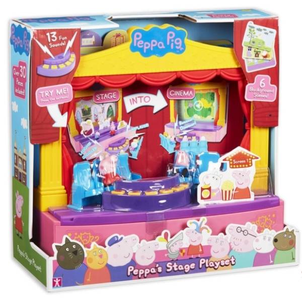 Peppa malac Színház építőjáték szett - Play Big Bloxx