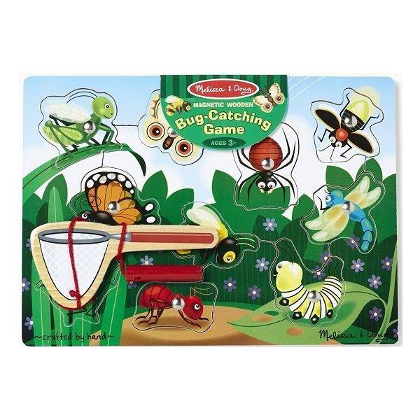 Melissa & Doug puzzle mágneses lepkehálóval