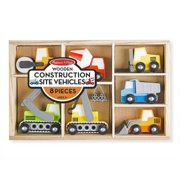Melissa & Doug fa kisautók - munkagépek