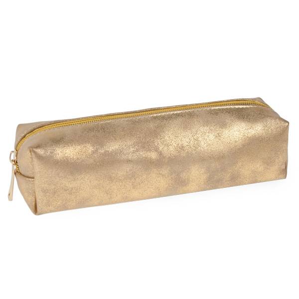 Óarany színű szögletes tolltartó - Starpak