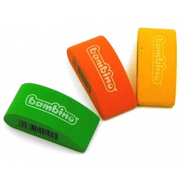 Bambino színes radír