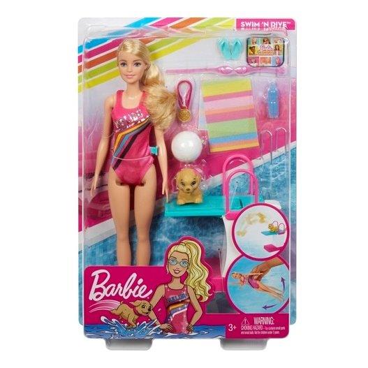 Barbie Dreamhouse Adventures - Úszóbajnok Barbie baba