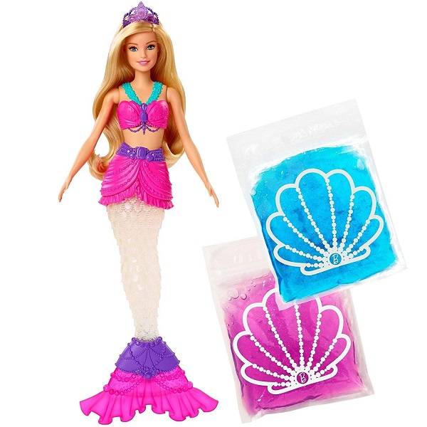 Barbie Dreamtopia - Sellő baba Slime uszonnyal