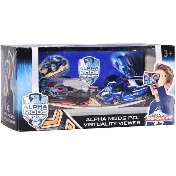 Majorette Alpha Mods 2.0 kisautók VR szemüveggel